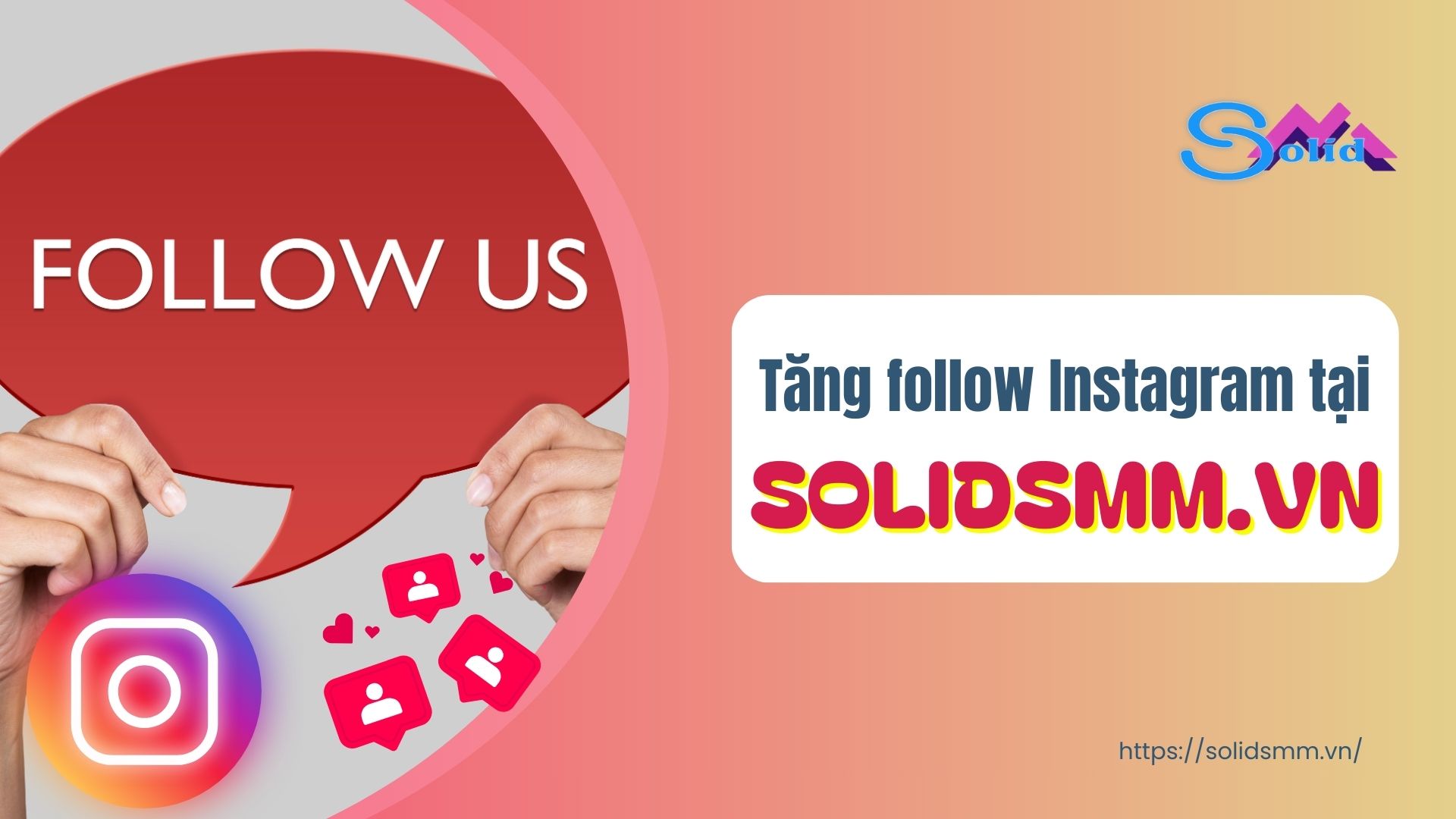 Tăng follow Instagram tại SolidSMM uy tín, an toàn